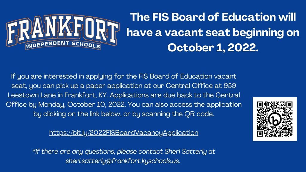 board vacancy